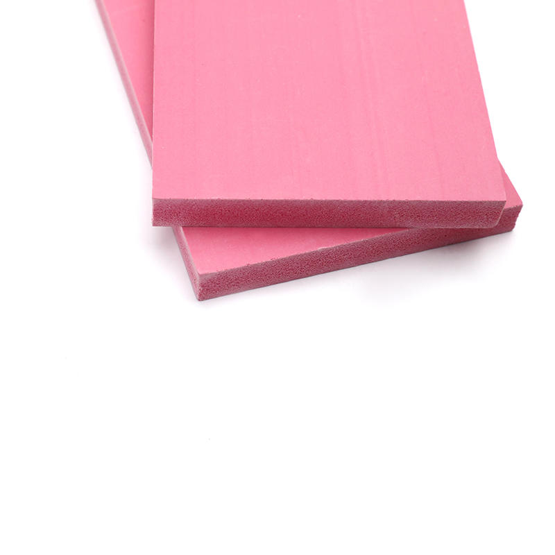 Lightweight Pink color PVC foam board sheet roll 4'x8' size
